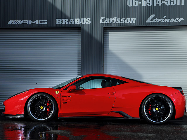 Ferrari 458 Italia | サイドステップ【ノブレッセ】Ferrari 458 サイドステップ ABS製) 未塗装-